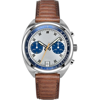 Montre chronographe automatique en acier inoxydable 316L pour hommes, de luxe, ST1901