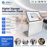Kiosque d'information tactile interactif sur pied de 43 pouces pour affichage numérique et navigation en centre commercial