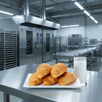 Équipement de boulangerie commerciale WANLI, machine de production industrielle entièrement automatique pour la formation et le traitement des croissants