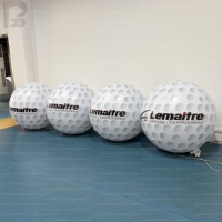 Ballon géant gonflable en forme de balle de golf texturée, taille personnalisée pour la décoration d'événements promotionnels et de cérémonies de lancement