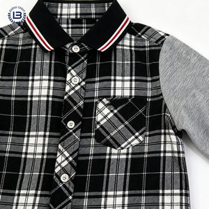 Nouvelle arrivée : tenue à <span class=keywords><strong>carreaux</strong></span> superposés, texture douce, convient pour l'intérieur <span class=keywords><strong>et</strong></span> l'extérieur, <span class=keywords><strong>chemise</strong></span> pour enfants, <span class=keywords><strong>chemise</strong></span> décontractée pour garçons - Product Image 2