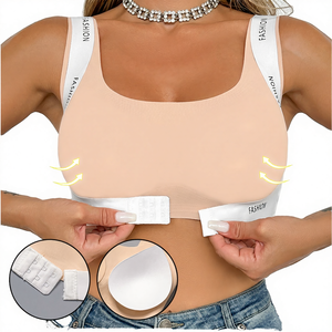 Comfortable Seamless Wire Free Breathable Push-Up <b>Front</b> <b>Closure</b> Traceless <b>Bra</b> Full Back Coverage Sports <b>Bras</b> for Women - Product Image 4