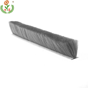 비 실리콘 씰링 날씨 스트립 도어 하단 씰 스트립 알루미늄 창 도어 브러시 씰 - Product Image 2