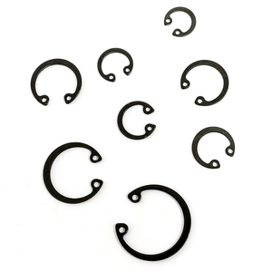 Anillo de Retención Interno Tipo C de Acero Inoxidable 304 con Recubrimiento de Zinc Negro para Orificios M11 M12-M150 GB893.1 - Product Image 3