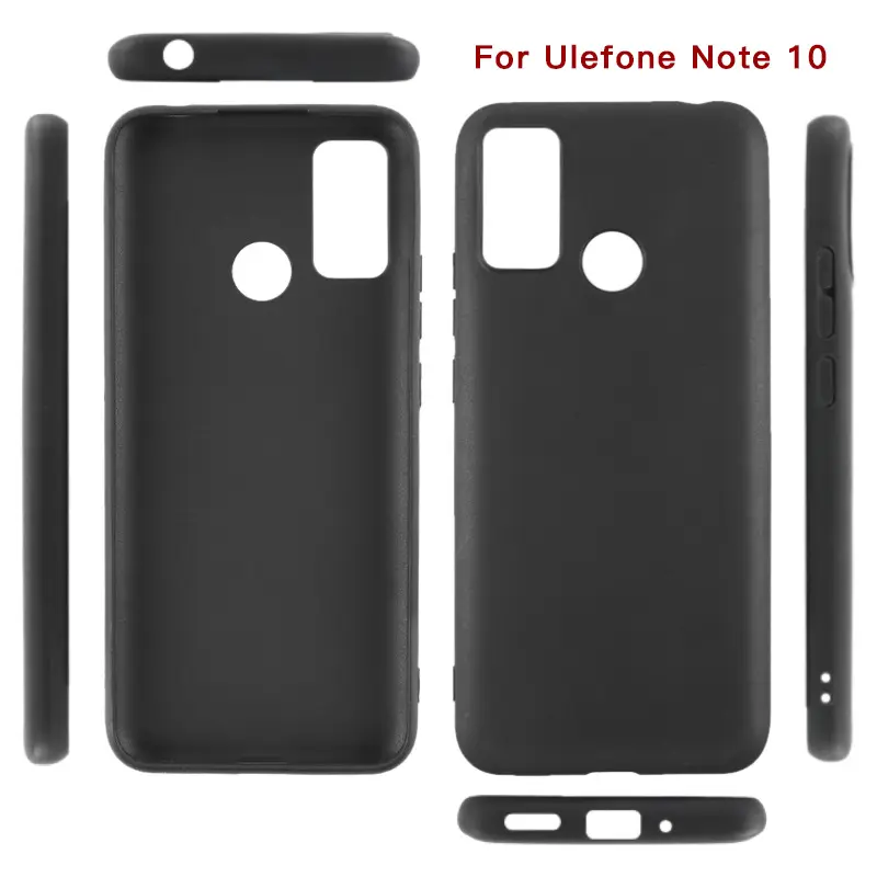Ultra Thin Gel Shockproof TPU Mobile Phone Case For Ulefone Note 10P, Matte TPU Phone Case For Note 10P
