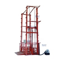 Vente directe d'usine, machine de levage verticale personnalisée, ascenseur de fret, intérieur et extérieur, hydraulique, guidage par rail, entrepôt