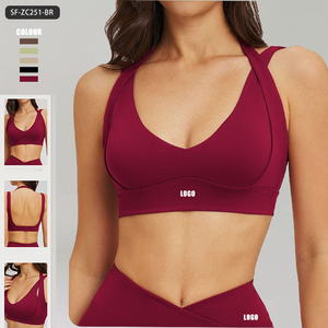 Soutien-gorge de yoga de haute qualité, sensation de peau nue, soutien-gorge de sport élégant à <span class=keywords><strong>dos</strong></span> ouvert, soutien-gorge de sport haut de gamme pour femmes, soutien-gorge de course et de fitness - Product Image 1
