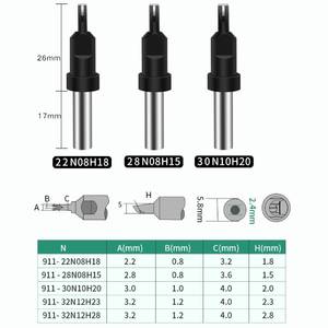 Puntas de Soldadura de Cobre sin Plomo para Robot de Soldadura Automática HANDIF Serie 911 de 150W, D/<span class=keywords><strong>DV1</strong></span>/DV2/PC, Calentamiento Rápido, 5 Piezas/Paquete - Product Image 4