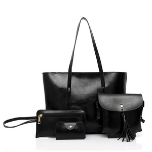 Ensemble de 4 sacs à main pour femmes, grande capacité, sacs à bandoulière pour femmes, sac fourre-tout - Product Image 6