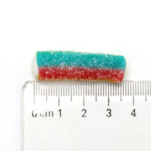 Bâtonnets de bonbons gommeux à mâcher en forme de <span class=keywords><strong>paille</strong></span> de réglisse courte avec <span class=keywords><strong>poudre</strong></span> aigre remplie dans un sac - Product Image 4
