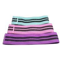 Banda de Resistencia para Ejercicios de Fitness, 76*8cm, de Tela de Poliéster Antideslizante y Duradera, para Moldear Glúteos, Venta al Por Mayor 2026