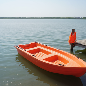 Barco a motor <span class=keywords><strong>de</strong></span> plástico PE <span class=keywords><strong>de</strong></span> alta densidad <span class=keywords><strong>de</strong></span> 4 <span class=keywords><strong>metros</strong></span>, <span class=keywords><strong>de</strong></span> doble cubierta, para 10 personas, ideal para pesca y alta velocidad - ¡Gran oferta! - Product Image 4