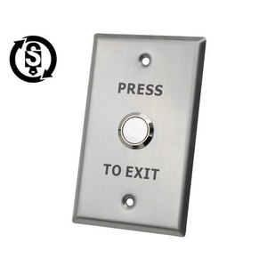 Top bán sinh trắc học kiểm soát truy cập hệ thống với nhôm Exit Button pins tùy chỉnh OEM ODM hỗ trợ cửa mở push button - Product Image 1