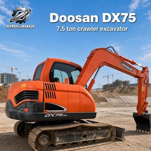 Venta Directa de Fábrica, Excavadora Usada Doosan DX75, Buen Rendimiento, Excavadora Hidráulica de Cadenas DX60W DX60-9C, Precio Bajo - Product Image 1