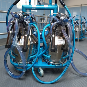 Máquina Portátil para Ordeñar Vacas y Cabras, Ordeñadora Eléctrica de Doble Cubeta, Equipo Lechero de Acero Inoxidable - Product Image 5