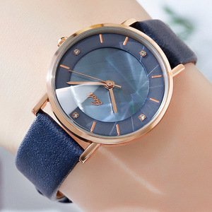 Reloj de Cuarzo de Cuero para Mujer, Elegante y Delgado, de Alta Gama, Minimalista, en Oferta - Product Image 2