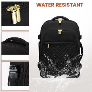 여행 배낭 노트북 기내 비행 승인 된 주말 비즈니스 하이킹을위한 하룻밤 수하물 가방 더플 백 - Product Image 2