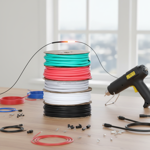 고품질 1KV 정격 실리콘 고무 열수축 튜브, 수축률 2:1, 두께 0.5mm, 저전압 전선 절연용 - Product Image 3