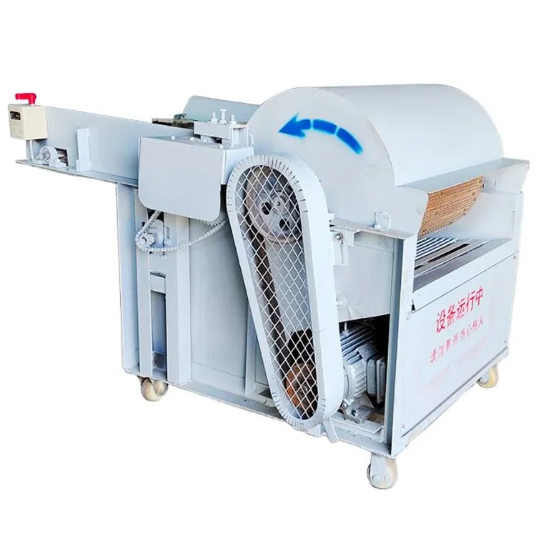 Máquina trituradora de procesamiento de corte, trituradora de reciclaje textil de fibra de desecho Industrial para triturar tela