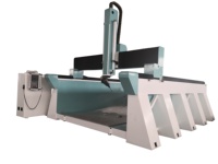 YN2040 3D modèle faisant Eps mousse bateau voiture moule 360 degrés broche 5 axes CNC routeur fraisage gravure Machine Auto outil changement