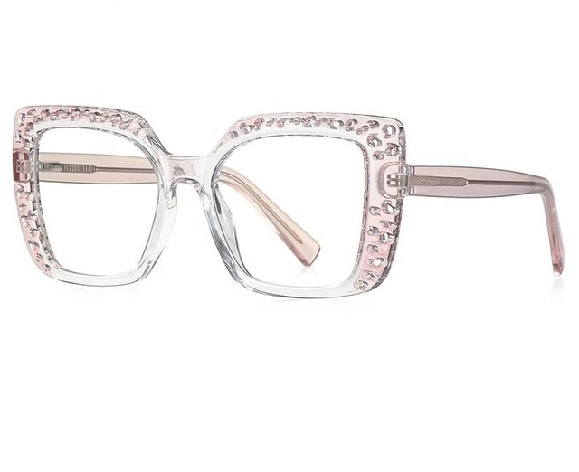 July Glasses Wholesale Spectacles Oversized clear Lens Eye Glasses Frames Big square Frame Anti Blue Optical Frames Glasses