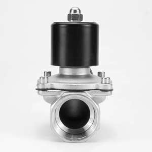 220V AC Elektrische hoogdebiet koperen magneetklep IP65 Tweeweg voor water en perslucht - Product Image 4
