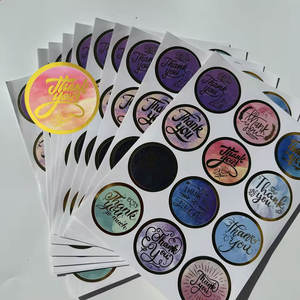 Etiquetas Adhesivas Redondas de 2 Pulgadas con Papel Dorado para Regalos, Sobres, Paquetes y Tarjetas - Product Image 3