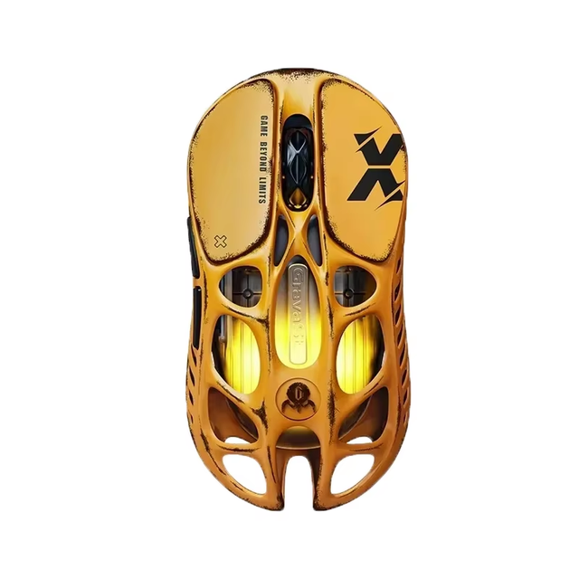 GravaStar Mercury X Home Wireless/Wired Three-mode Optical Gaming Mouse PAW3950 Sensor RGB Backlit 8 Programmable Buttons