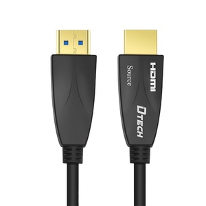 Câble à fibre optique <span class=keywords><strong>HDMI</strong></span> AOC 4K domestique DTECH 20M 30M 50M 90M 100M 18G, usine à Guangzhou - Product Image 1
