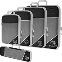 Kit de sacs de voyage imperméables au design moderne, cubes de rangement et sacs de rangement pour vêtements en gros