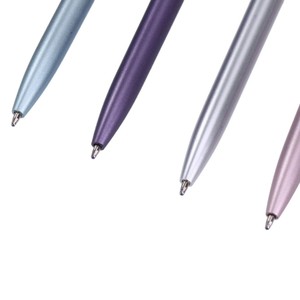 Venta Directa de Fábrica, Bolígrafos Rotatorios de 0.5mm, Impresión de Logotipo, Regalos Publicitarios, Bolígrafos Metálicos para Firmas, Múltiples Colores, Tinta Negra - Product Image 5