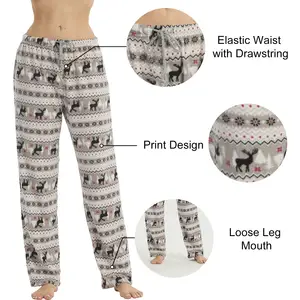 Buffalo Plaid Pyjama Womens Fleece Pyjama Sets 2 Stuk Lange Mouw Nachtkleding Kerst Pyjama Vrouwen Ultra-Zachte Pijamas