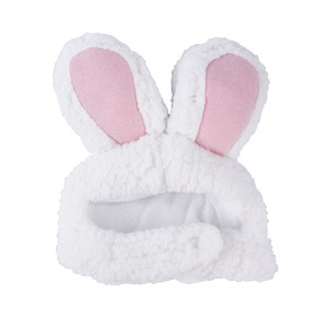 Simpatico Costume da coniglio gatto in cotone con motivo animale accessorio <span class=keywords><strong>per</strong></span> peli di animali domestici <span class=keywords><strong>per</strong></span> l'inverno divertente orecchie da coniglio - Product Image 1