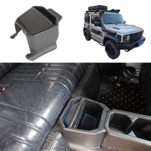 Organisateur de console centrale pour siège arrière pour Suzuki Jimny 2018+ JB74 JB64, boîte de rangement intérieure en ABS, <span class=keywords><strong>plateau</strong></span> pour modèle 3 portes, accessoires de <span class=keywords><strong>voiture</strong></span> - Product Image 1