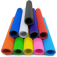 Colored Gift Wrapping Paperboard 50*70cm DIY Handmade A4 Corrugated Paper
