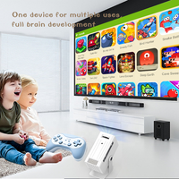 Projecteur LCD intelligent portable N6 pour l'éducation des enfants et les jeux interactifs en famille, projecteur vidéo intelligent pour la maison