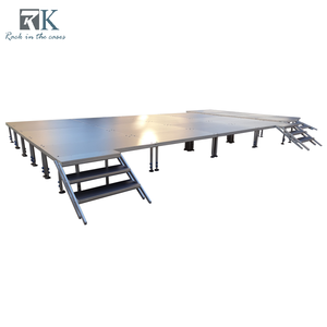 Rental Modular <b>Stage</b> Complete Set With Portable Access Stairs for Festival - Product Image 5