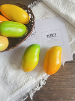 JIN PENG Foam Kunstmatige Mango Fruitset Realistisch Decoratief voor Thuis Keuken Feest Presentatie