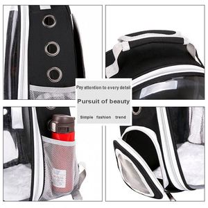 Pet Dog <b>Backpack</b> Portable Outdoor Cat Dog Carrier Bag Travel Suitcase for Pet Travel Transparent Case - Product Image 6
