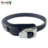 Sangle en métal très longue et Durable avec boucle de cheville, sangle d'échelle pour le Ski à voies multiples, attaches de cheville