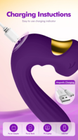Vibrateur clitoridien et pour mamelons, rechargeable par USB, étanche IPX6, lavable, écologique, 10 vitesses, 40 dB silencieux, jouet sexuel féminin pour