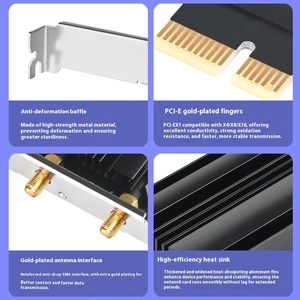 Wifi6 Ax7922 Pro E-Thể Thao 5400M Tri-Band Pci-E Mạng Không Dây Thẻ Giao Diện <span class=keywords><strong>USB</strong></span> Bên Ngoài Cho Bt 5.2 Máy Tính Xách Tay - Product Image 3