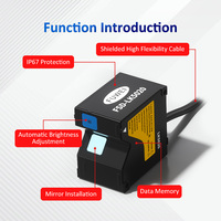 FuweiFSD-LK Saklar Optik Presisi Tinggi 88kHz TCP/IP RS485 IP67 24V Ketebalan Jarak Tinggi Getaran Kebenaran Ketinggian