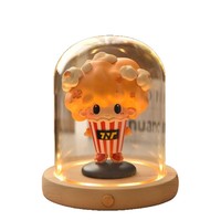 Cúpula de Vidrio de Borosilicato para Figuras de la Liga Juvenil Times, Cubierta Antipolvo para Muñecas TNT, Diseño Moderno Minimalista, Exhibición Transparente