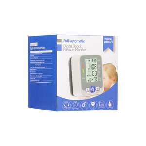 Pulsómetro Digital Automático, Esfigmomanómetro Recargable de Muñeca, Monitor de Presión Arterial, Monitor de Salud Metálico, Energía Eléctrica - Product Image 2