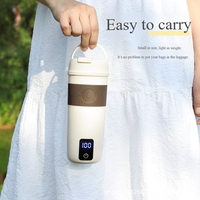 Ketel elektrik portabel kecil, ketel pemanas air, ketel kopi, teh Mini portabel, 350ml