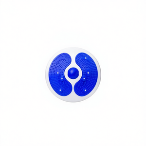 อุปกรณ์เสริมฟิตเนส แผ่นหมุนเอวแบบดึงเชือกสีน้ำเงิน - Product Image 1