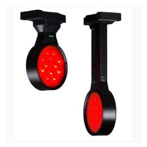 Luz de Señalización LED Roja de Doble Dirección YJ1810, Luz de Tráfico Ferroviario Portátil de 3.7V, Material ABS - Product Image 2