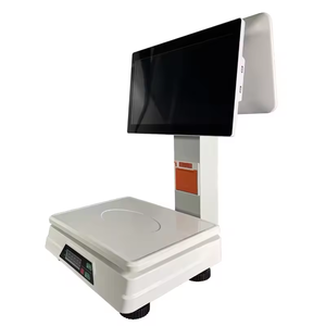 Prix bon marché 2 + 32 Go Win-dows7 système de point de vente 15.6 + 14 pouces double écran vente au détail tout en un machine POS avec imprimante et balance - Product Image 6