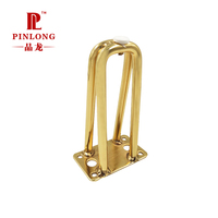 Pieds de canapé Pinlong en métal, accessoires de mobilier, quincaillerie pour canapé, vente en gros